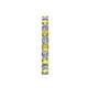 5 - Audrey 3.00 mm Yellow Sapphire and Diamond U Prong Eternity Band 
