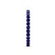 6 - Audrey 2.70 mm Blue Sapphire U Prong Eternity Band 