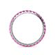 5 - Audrey 2.70 mm Pink Sapphire U Prong Eternity Band 