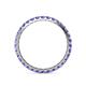 5 - Audrey 2.70 mm Tanzanite U Prong Eternity Band 