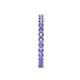 6 - Audrey 2.70 mm Tanzanite U Prong Eternity Band 