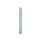 6 - Audrey 2.70 mm Aquamarine U Prong Eternity Band 