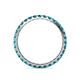 5 - Audrey 2.70 mm London Blue Topaz U Prong Eternity Band 