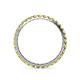 5 - Audrey 2.70 mm Yellow Sapphire U Prong Eternity Band 