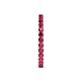 6 - Audrey 2.70 mm Ruby U Prong Eternity Band 
