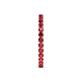 6 - Audrey 2.70 mm Ruby U Prong Eternity Band 