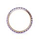 5 - Audrey 2.70 mm Tanzanite U Prong Eternity Band 