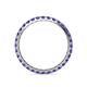 5 - Audrey 2.70 mm Iolite U Prong Eternity Band 