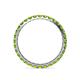5 - Audrey 2.70 mm Peridot U Prong Eternity Band 