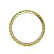5 - Audrey 2.70 mm Peridot U Prong Eternity Band 