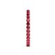 6 - Audrey 2.70 mm Ruby U Prong Eternity Band 