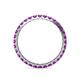 5 - Audrey 2.70 mm Amethyst U Prong Eternity Band 