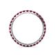 5 - Audrey 2.70 mm Ruby U Prong Eternity Band 