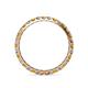 4 - Audrey 2.70 mm Citrine and Diamond U Prong Eternity Band 