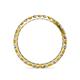 4 - Audrey 2.70 mm Citrine and Diamond U Prong Eternity Band 