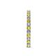 5 - Audrey 2.70 mm Yellow Sapphire and Diamond U Prong Eternity Band 