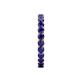 5 - Audrey 3.40 mm Blue Sapphire U Prong Eternity Band 