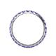 4 - Audrey 3.40 mm Tanzanite U Prong Eternity Band 