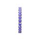 5 - Audrey 3.40 mm Tanzanite U Prong Eternity Band 