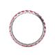 4 - Audrey 3.40 mm Pink Tourmaline U Prong Eternity Band 