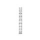 5 - Audrey 3.40 mm White Sapphire U Prong Eternity Band 