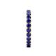 5 - Audrey 3.40 mm Blue Sapphire U Prong Eternity Band 