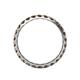 4 - Audrey 3.40 mm Smoky Quartz U Prong Eternity Band 
