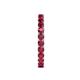 5 - Audrey 3.40 mm Ruby U Prong Eternity Band 