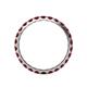 4 - Audrey 3.40 mm Ruby U Prong Eternity Band 
