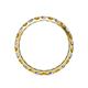 4 - Audrey 3.40 mm Citrine and Diamond U Prong Eternity Band 