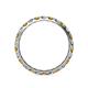 4 - Audrey 3.40 mm Citrine and Diamond U Prong Eternity Band 