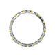 4 - Audrey 3.40 mm Yellow Sapphire and Lab Grown Diamond U Prong Eternity Band 