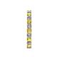 5 - Audrey 3.40 mm Yellow Sapphire and Lab Grown Diamond U Prong Eternity Band 