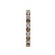 5 - Audrey 3.40 mm Smoky Quartz and Lab Grown Diamond U Prong Eternity Band 
