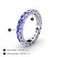 4 - Audrey 3.80 mm Tanzanite U Prong Eternity Band 