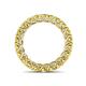 5 - Lucida 3.40 mm Round Yellow Sapphire U Prong Eternity Band 