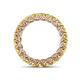 5 - Lucida 3.40 mm Round Yellow Sapphire U Prong Eternity Band 