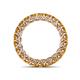 5 - Lucida 3.40 mm Round Citrine U Prong Eternity Band 