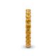 6 - Lucida 3.40 mm Round Citrine U Prong Eternity Band 