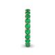 6 - Lucida 3.40 mm Round Emerald U Prong Eternity Band 
