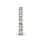 6 - Lucida 3.40 mm Round Diamond U Prong Eternity Band 