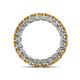 5 - Lucida 3.40 mm Round Citrine U Prong Eternity Band 