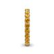 6 - Lucida 3.40 mm Round Citrine U Prong Eternity Band 