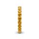 6 - Lucida 3.40 mm Round Citrine U Prong Eternity Band 