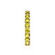 6 - Lucida 3.40 mm Round Yellow Diamond U Prong Eternity Band 