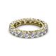 3 - Lucida 3.80 mm Round Lab Grown Diamond U Prong Eternity Band 