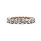 1 - Lucida 3.80 mm Round Lab Grown Diamond U Prong Eternity Band 