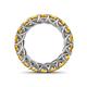 5 - Lucida 4.00 mm Round Citrine U Prong Eternity Band 