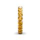 6 - Lucida 4.00 mm Round Citrine U Prong Eternity Band 