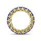 5 - Lucida 4.00 mm Round Iolite U Prong Eternity Band 